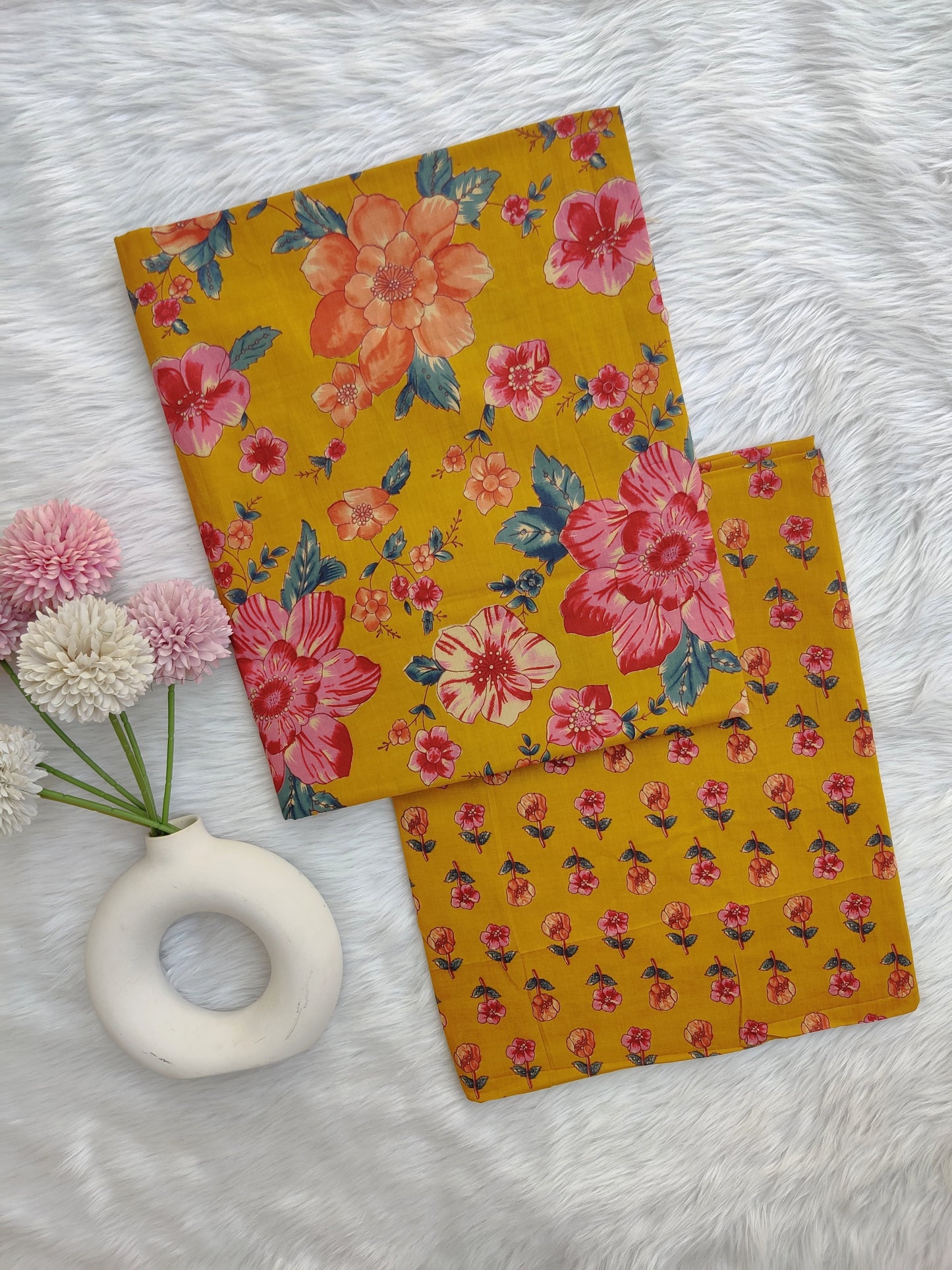 Jaipuri Printed Cotton Combo Set 2.5 Mtr each