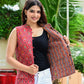 Jaipuri Reversible Quilted Cotton Sleeveless Jackets