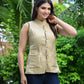Jaipuri Reversible Quilted Cotton Sleeveless Jackets