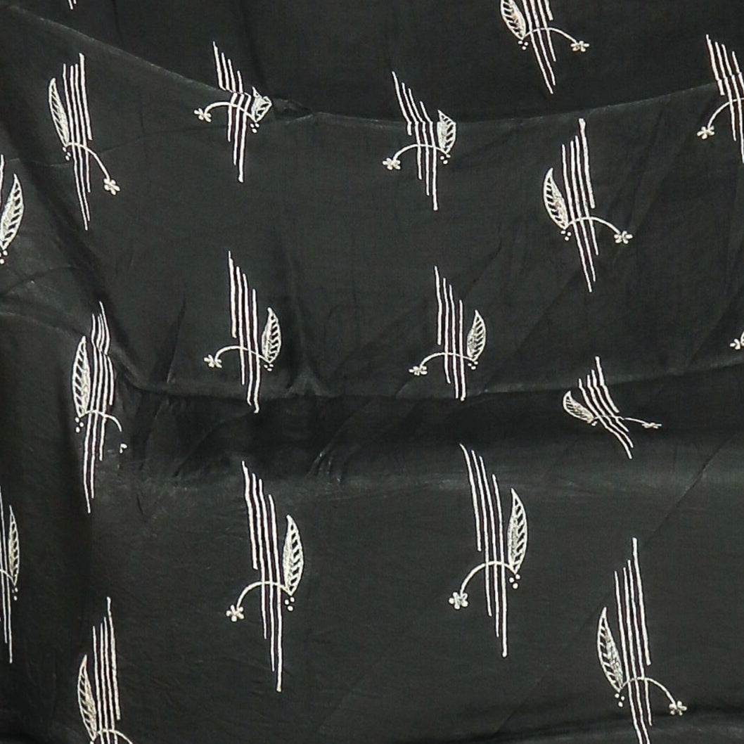 Hand Block Printed Modal Silk Suit with Modal Silk Lagdi Patta Dupatta