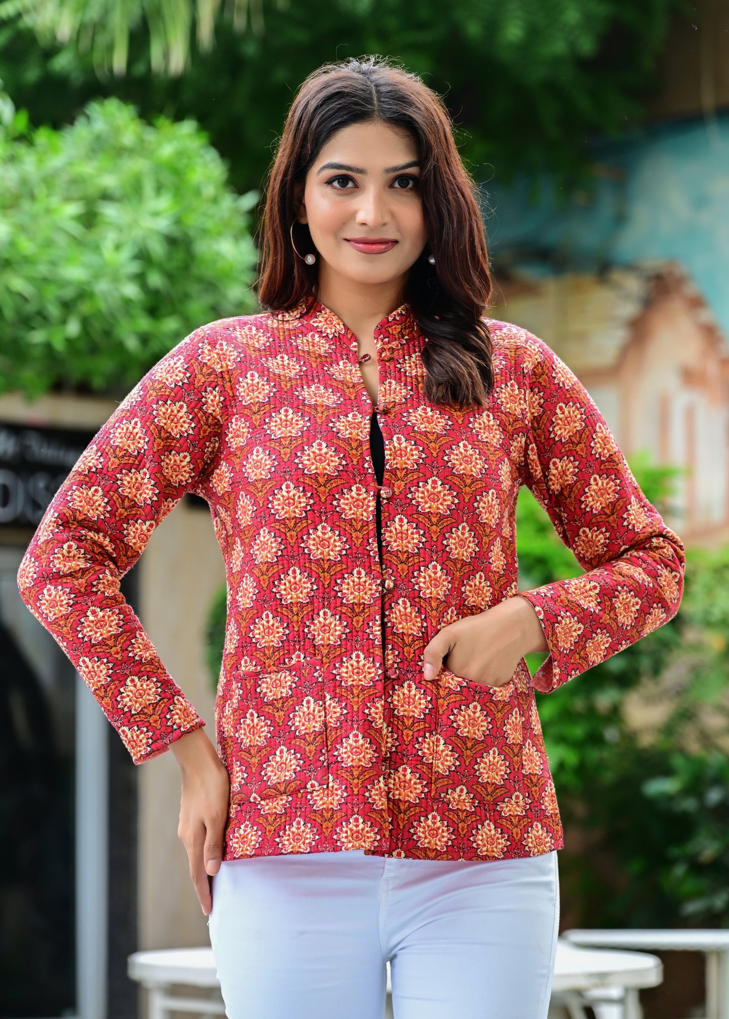 Jaipuri Reversible Quilted Cotton Jackets