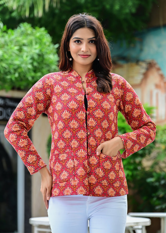 Jaipuri Reversible Quilted Cotton Jackets