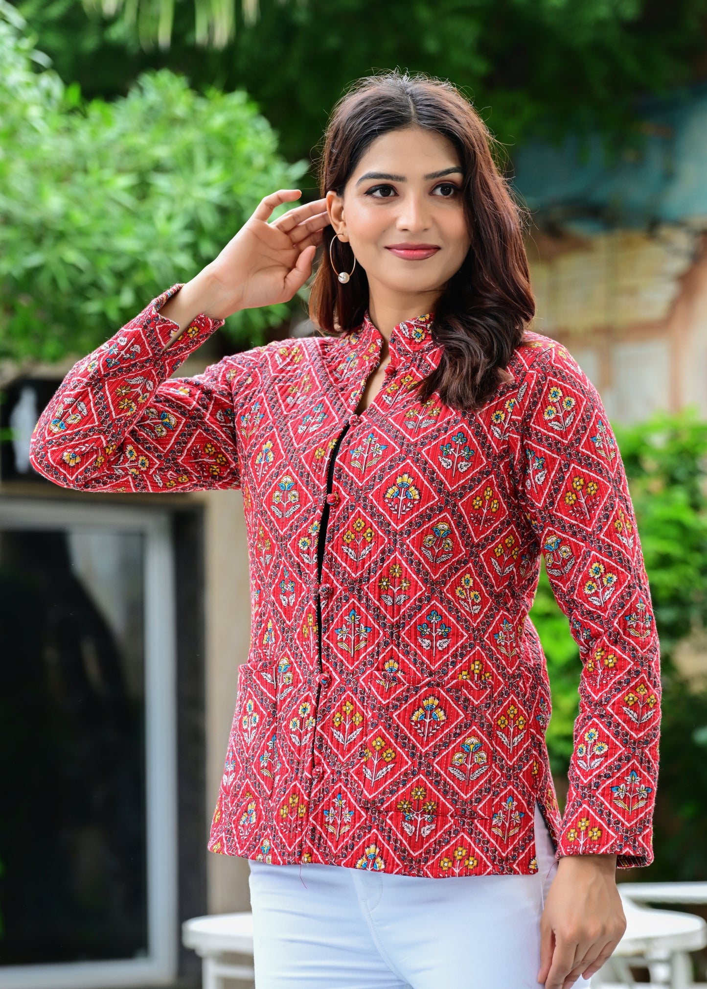 Jaipuri Reversible Quilted Cotton Jackets