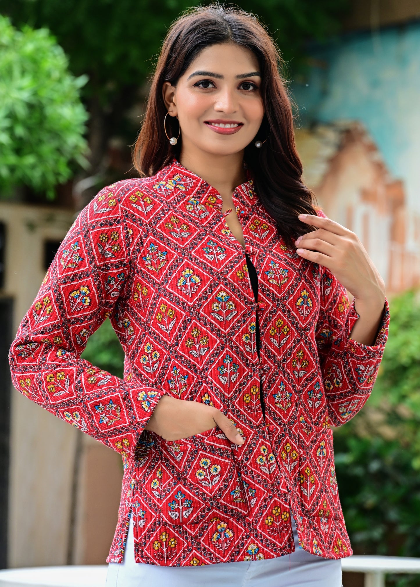 Jaipuri Reversible Quilted Cotton Jackets