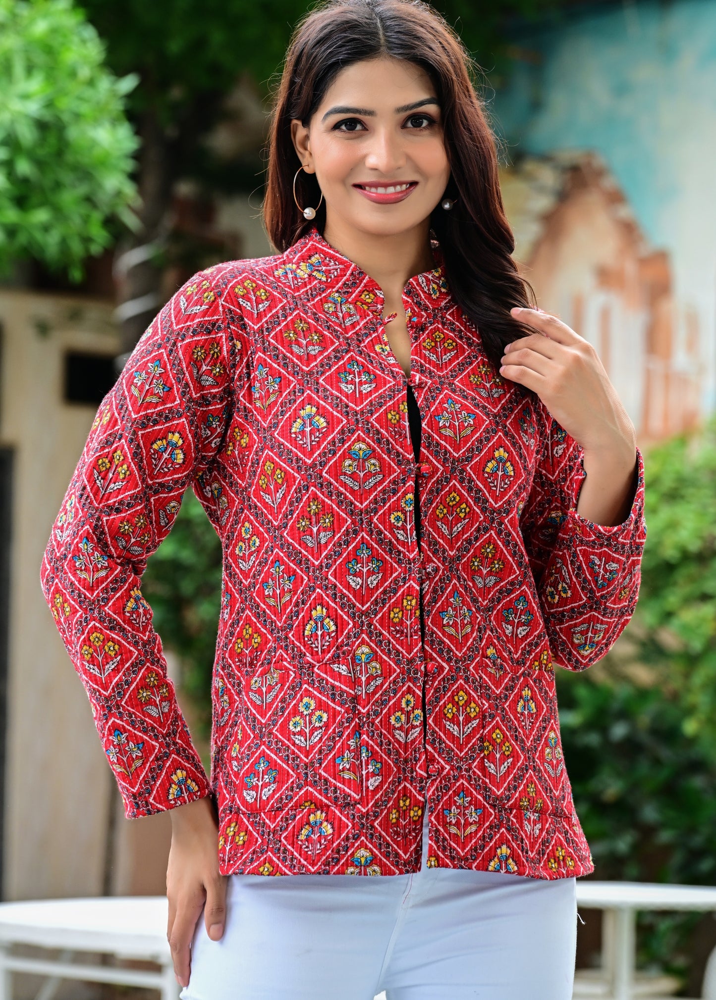 Jaipuri Reversible Quilted Cotton Jackets