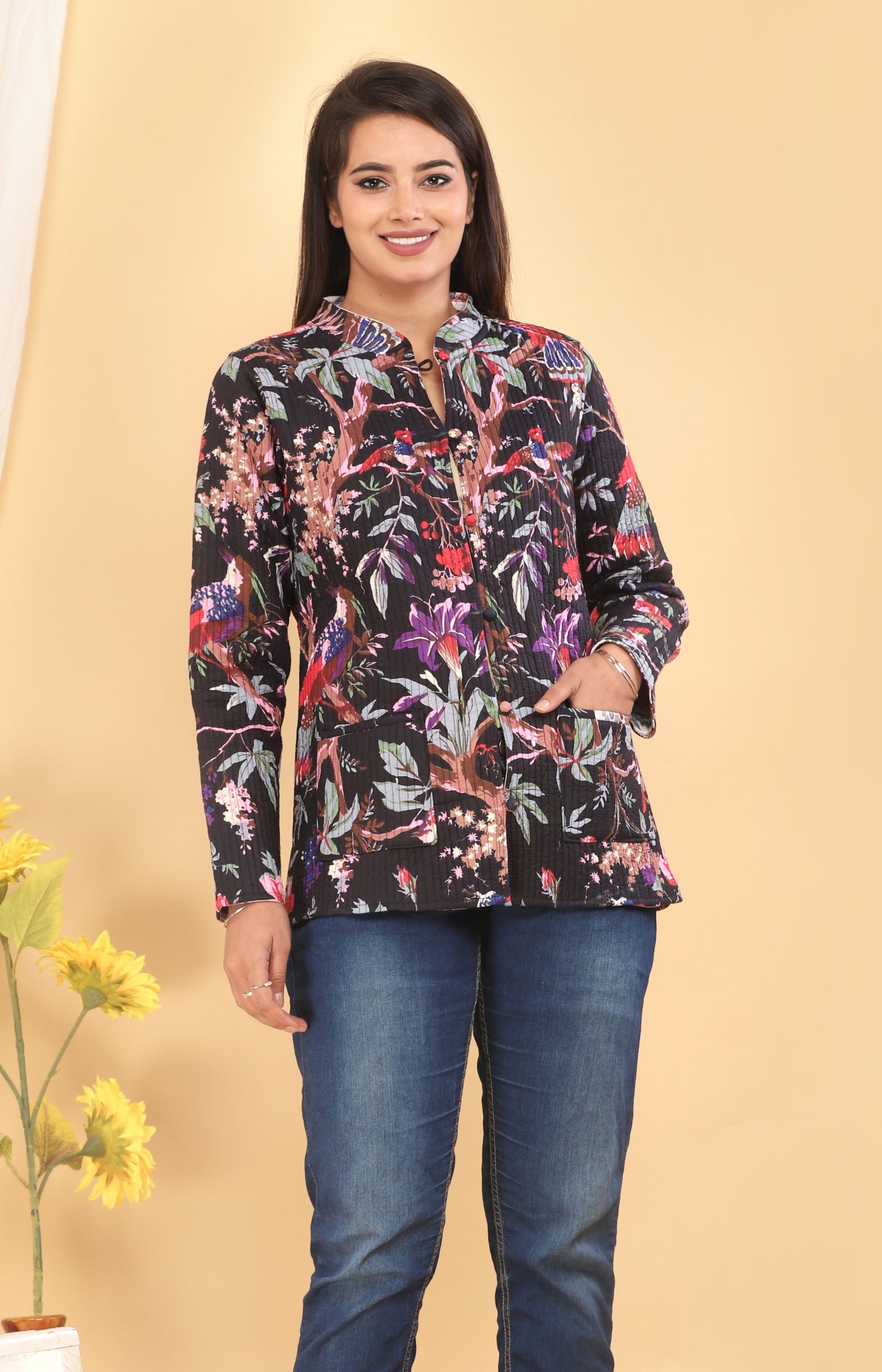 Jaipuri Reversible Quilted Cotton Jackets