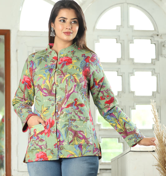 Jaipuri Reversible Quilted Cotton Jackets