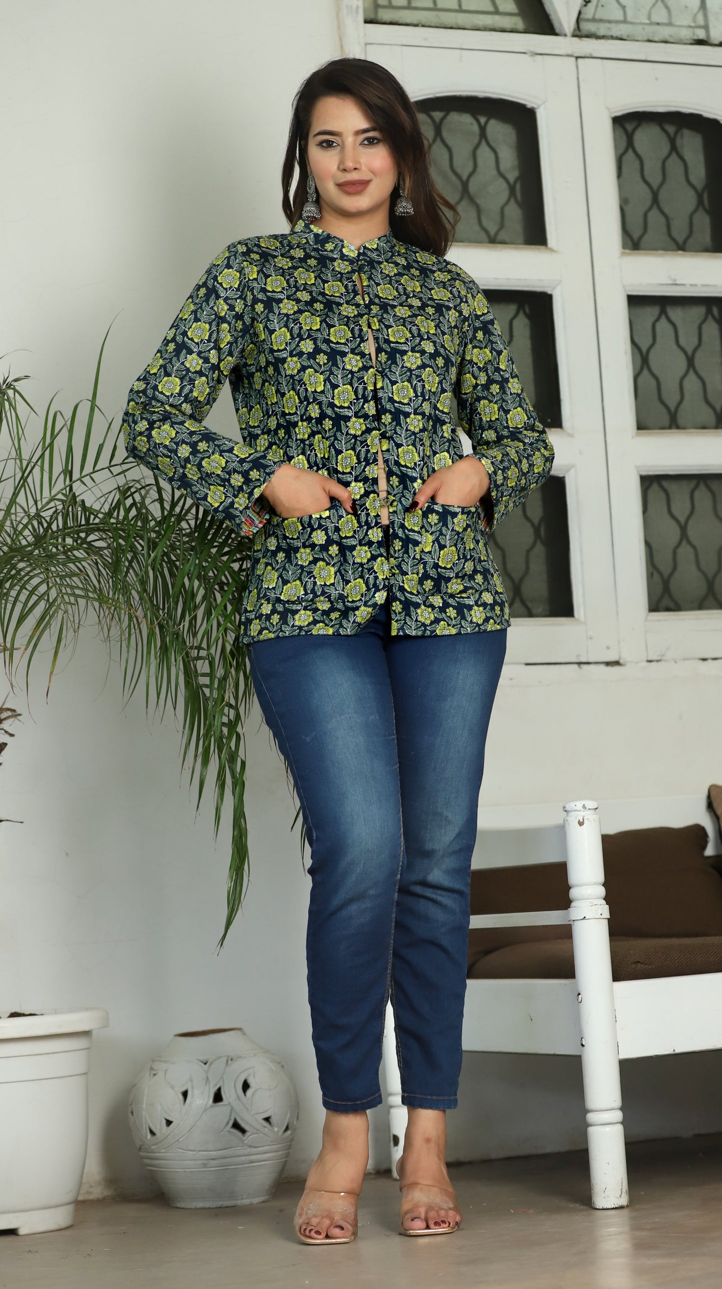 Jaipuri Reversible Quilted Cotton Jackets