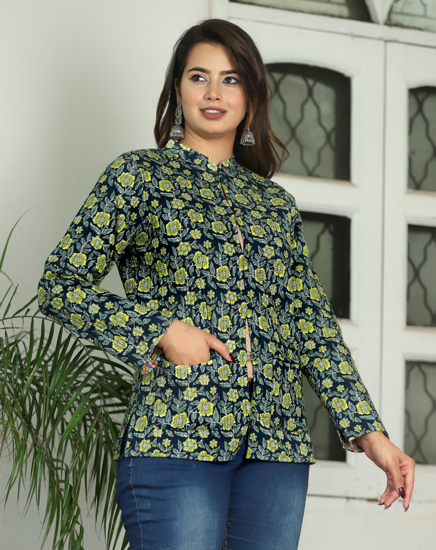 Jaipuri Reversible Quilted Cotton Jackets