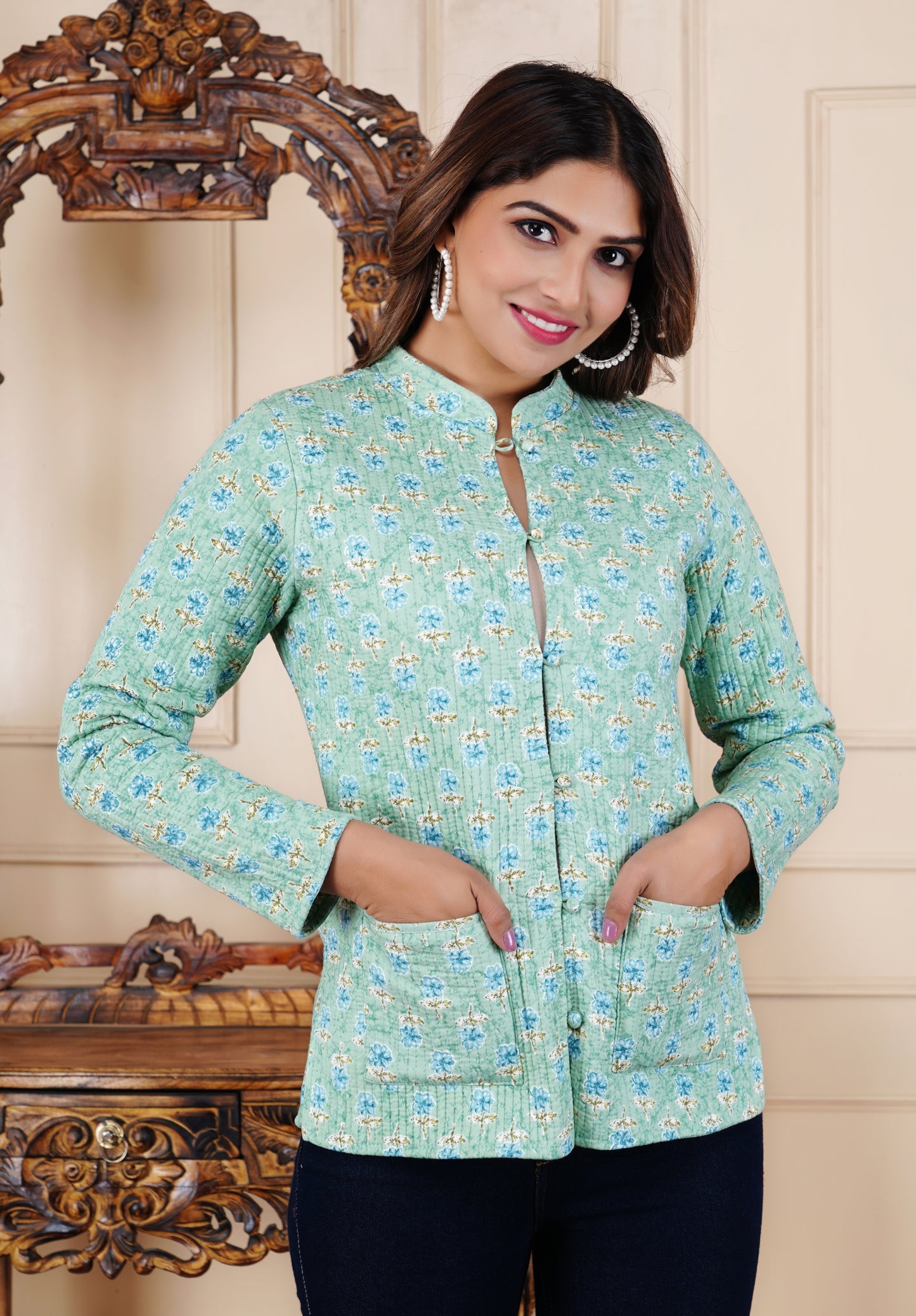 New Launch Reversible Quilted Cotton Jackets