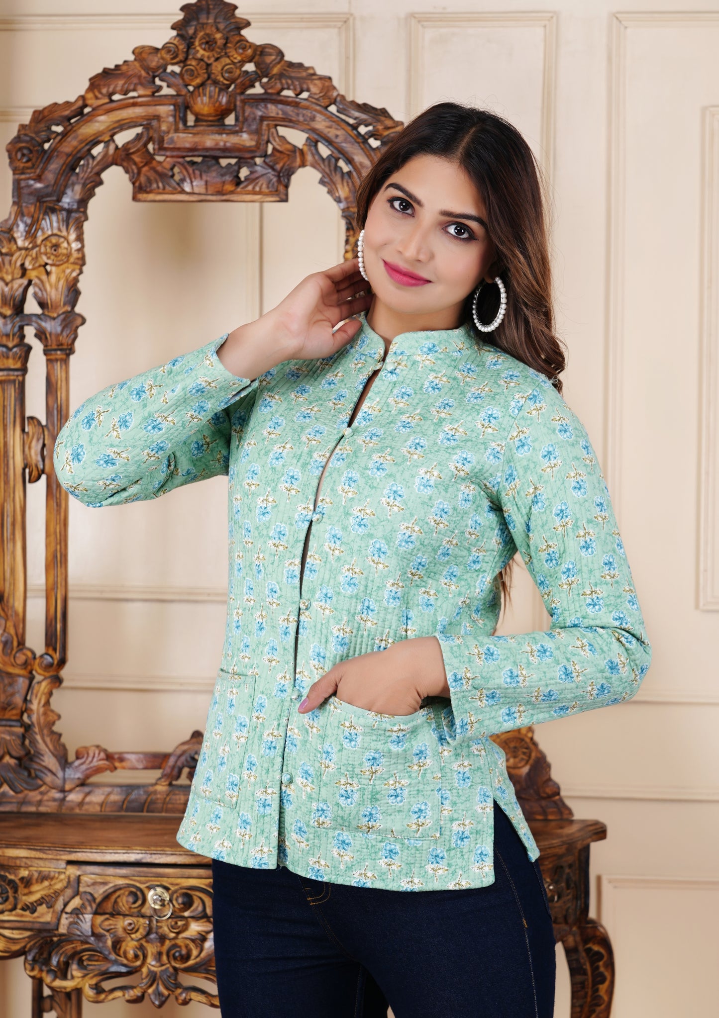 New Launch Reversible Quilted Cotton Jackets