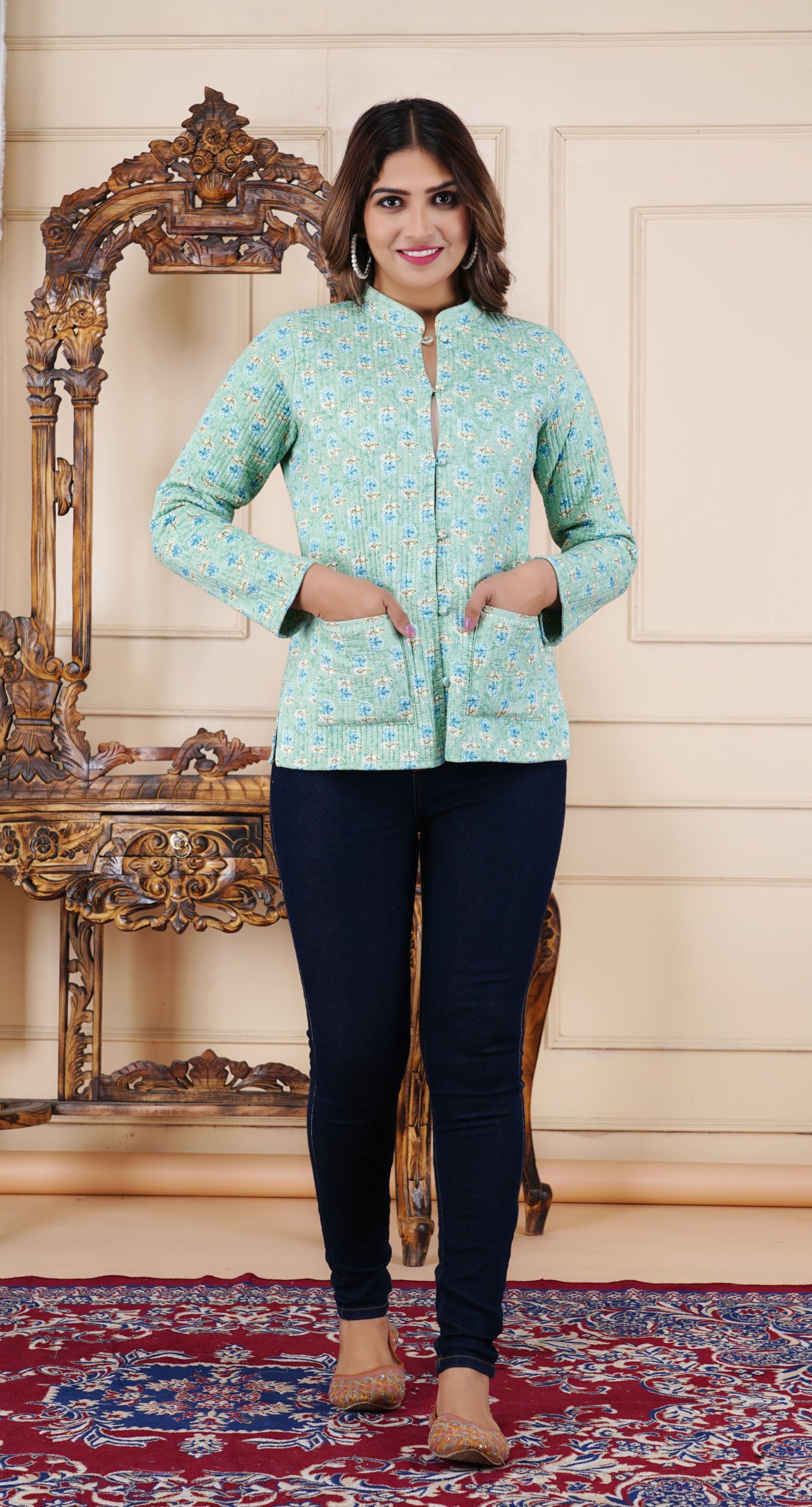 New Launch Reversible Quilted Cotton Jackets