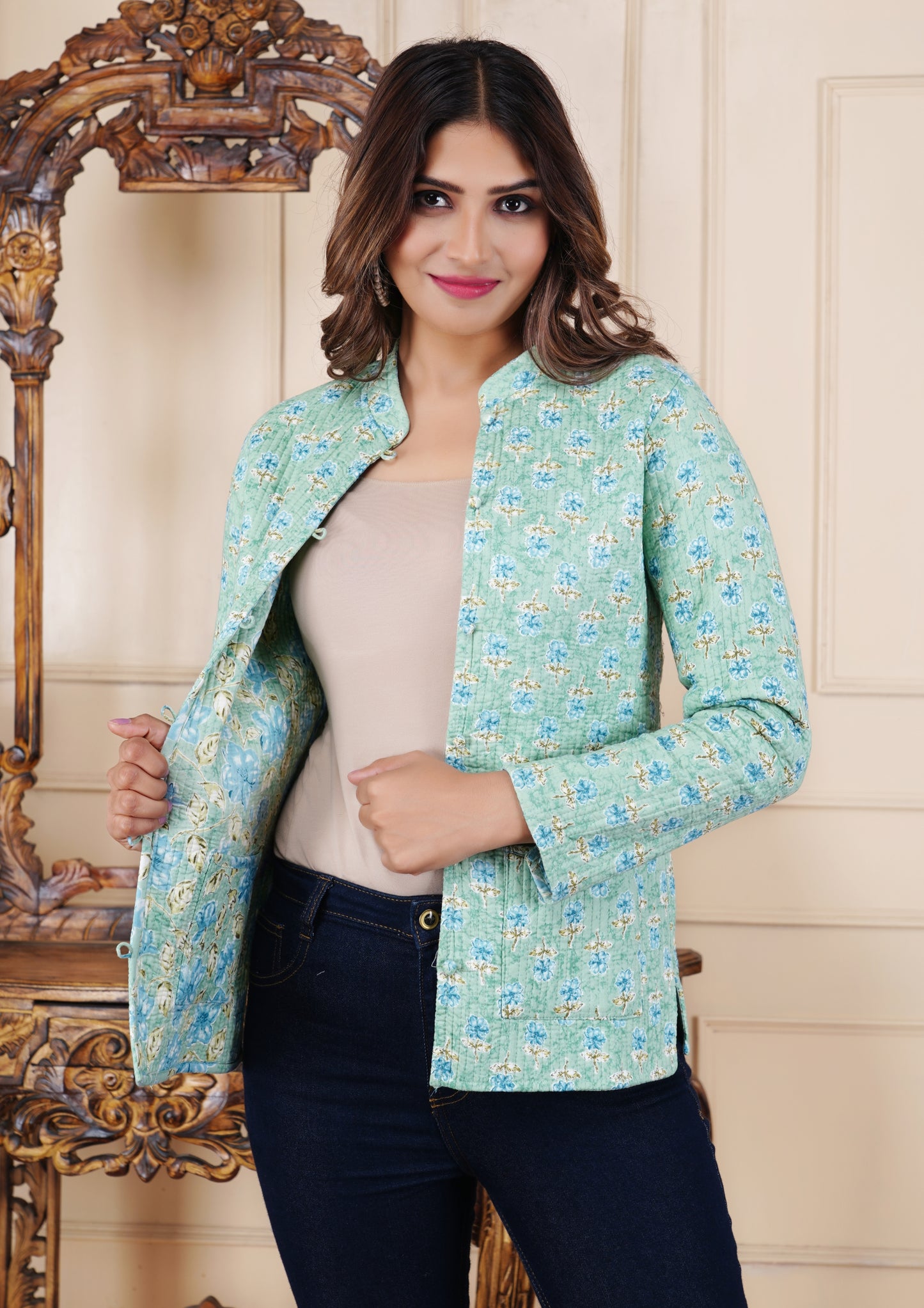 New Launch Reversible Quilted Cotton Jackets