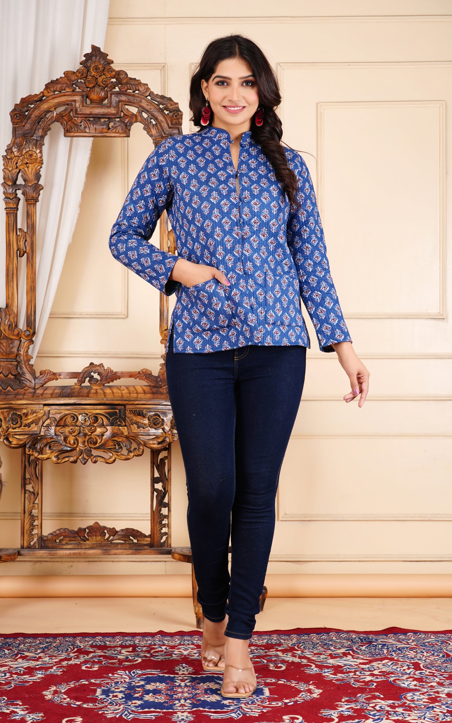 New Launch Reversible Quilted Cotton Jackets