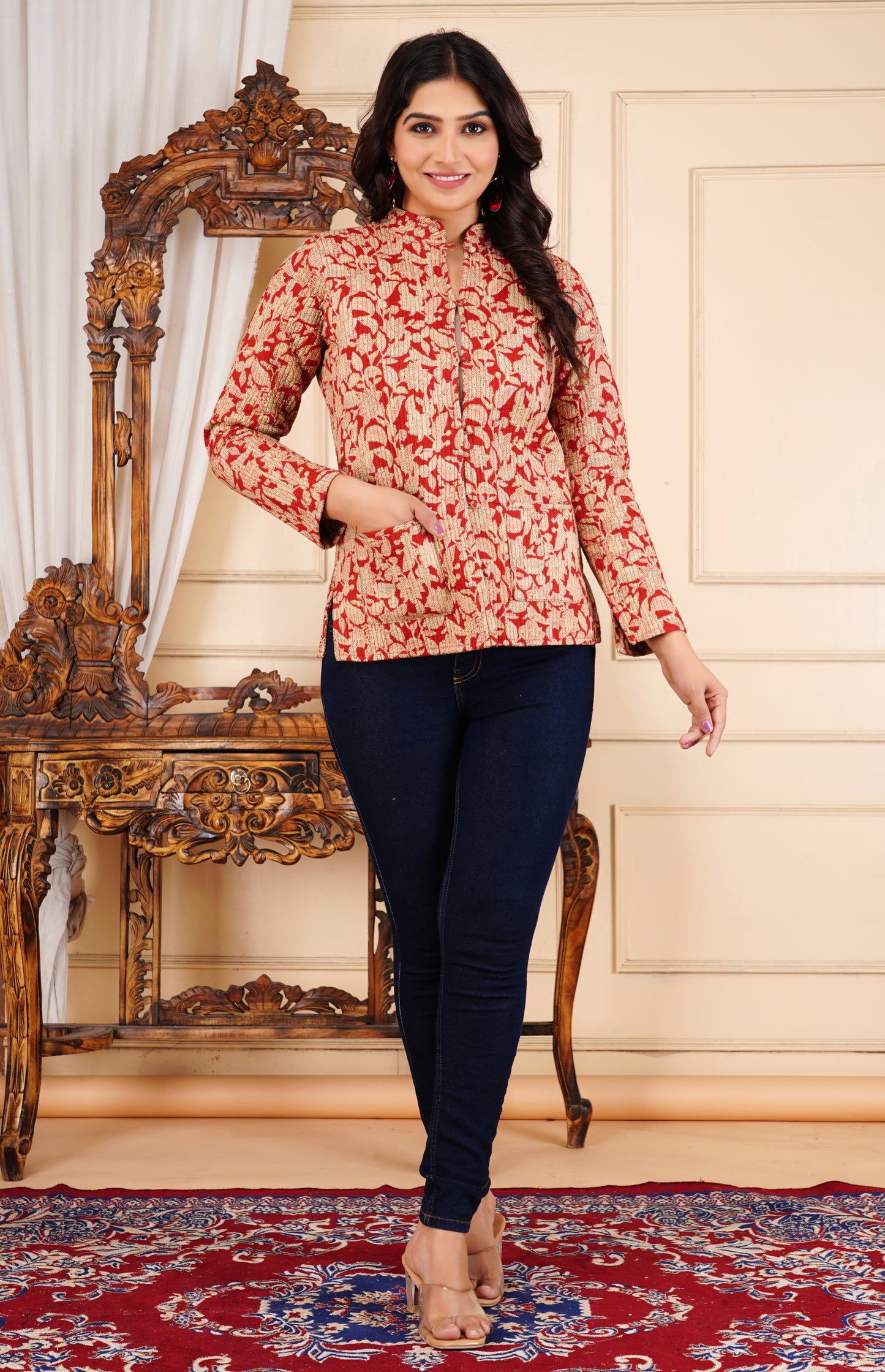 New Launch Reversible Quilted Cotton Jackets