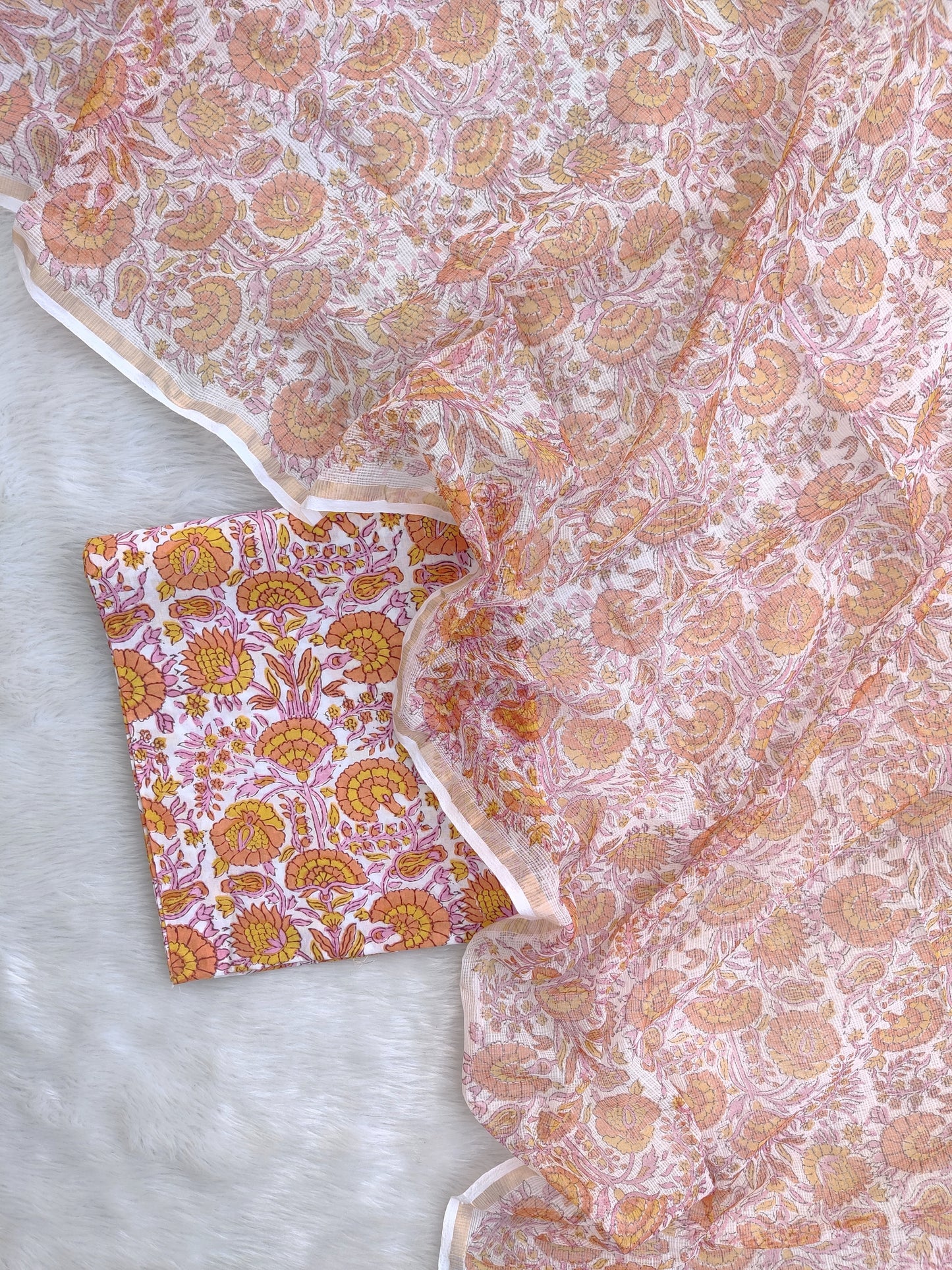 (SALE) TOP & DUPATTA Combo Set 2.5 Mtr each (NO BOTTOM)