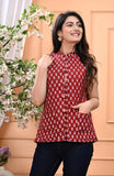 New Launch Jaipuri Reversible Quilted Cotton Sleeveless Jackets