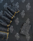 Hand Block Printed Cotton Schiffli Suit with Kota Doria Dupatta