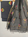 Hand Block Printed Cotton Suit with Cotton Kota Doria dupatta9