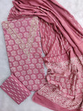 FLORAL PRINTED COTTON GOTA PATTI SUIT WITH COTTON DUPATTA