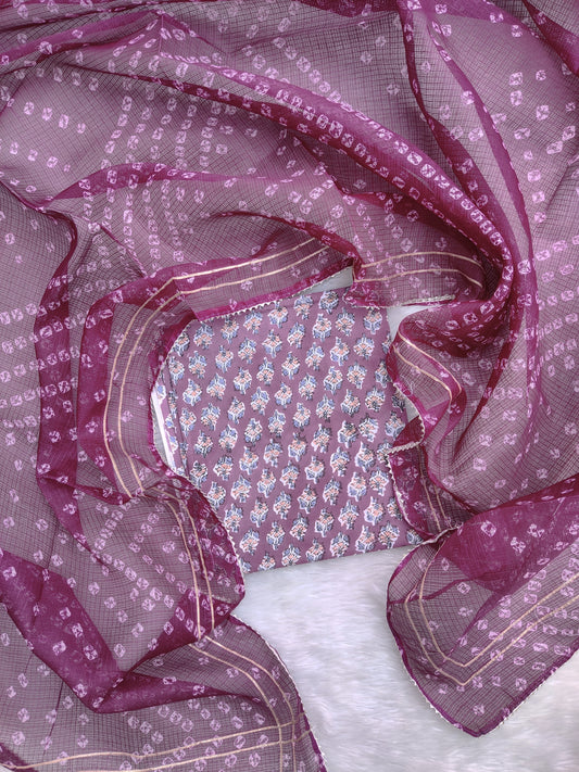 (SALE) TOP & DUPATTA Combo Set 2.5 Mtr each (NO BOTTOM)