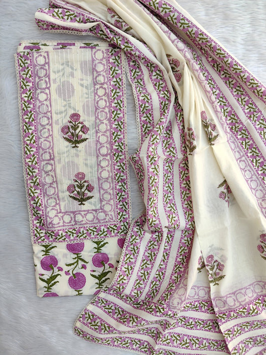 (SALE) TOP & DUPATTA Combo Set 2.5 Mtr each (NO BOTTOM)