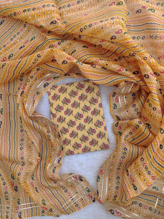 (SALE) TOP & DUPATTA Combo Set 2.5 Mtr each (NO BOTTOM)