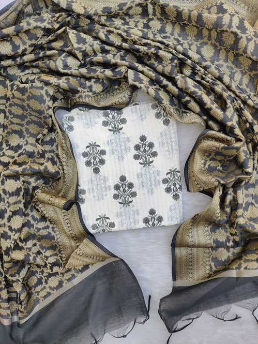 (SALE) TOP & DUPATTA Combo Set 2.5 Mtr each (NO BOTTOM)