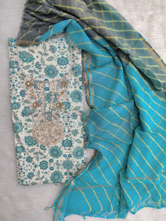 (SALE) TOP & DUPATTA Combo Set 2.5 Mtr each (NO BOTTOM)
