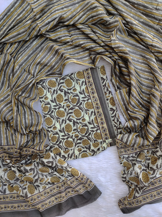 (SALE) TOP & DUPATTA Combo Set 2.5 Mtr each (NO BOTTOM)