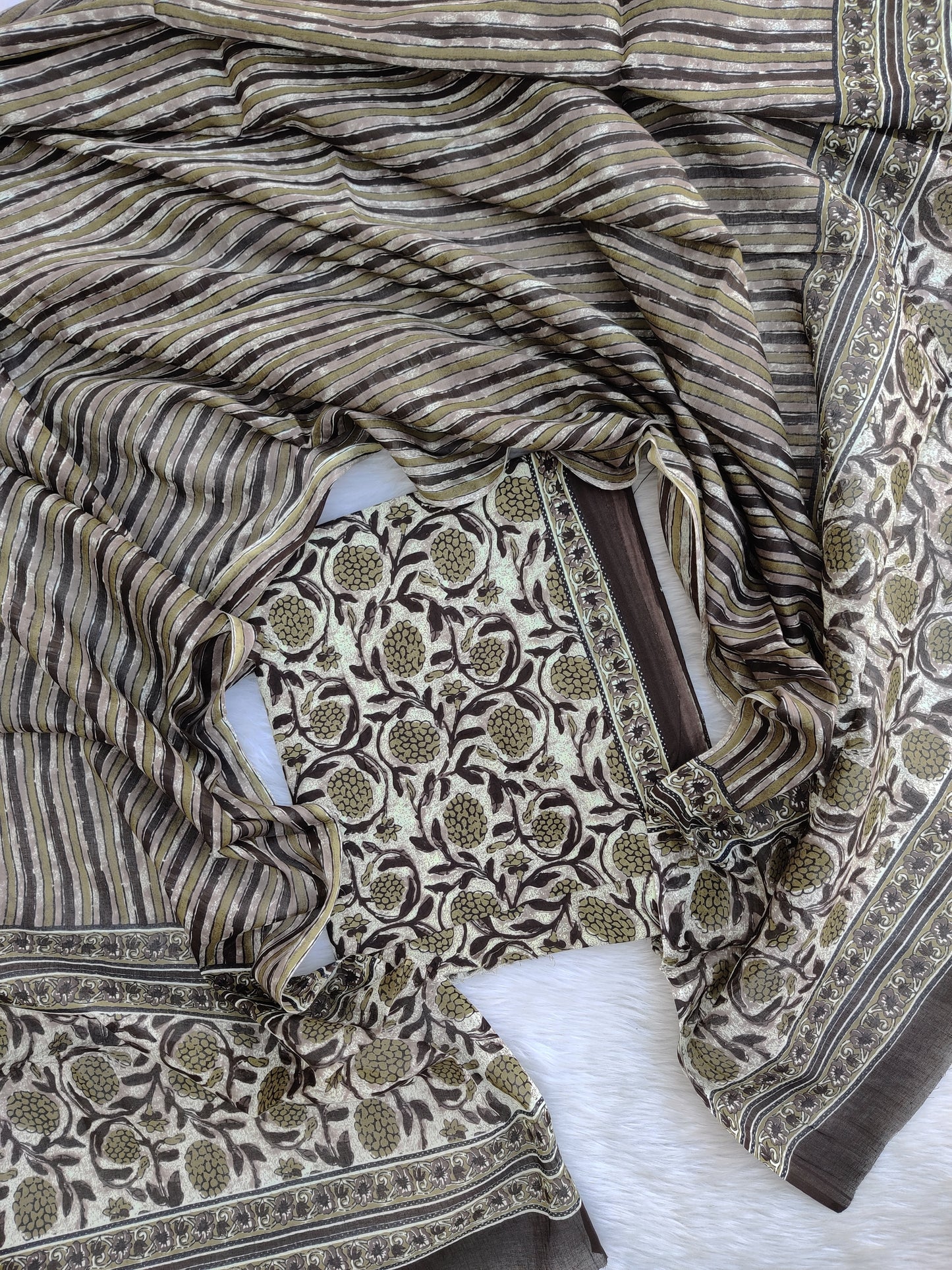 (SALE) TOP & DUPATTA Combo Set 2.5 Mtr each (NO BOTTOM)