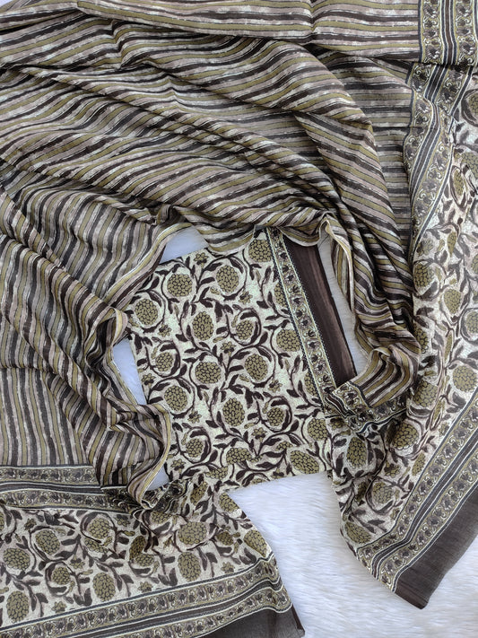 (SALE) TOP & DUPATTA Combo Set 2.5 Mtr each (NO BOTTOM)