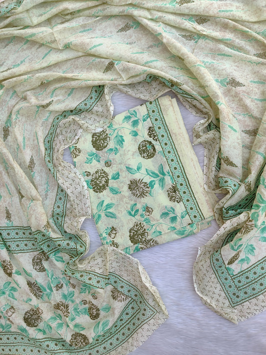 (SALE) TOP & DUPATTA Combo Set 2.5 Mtr each (NO BOTTOM)