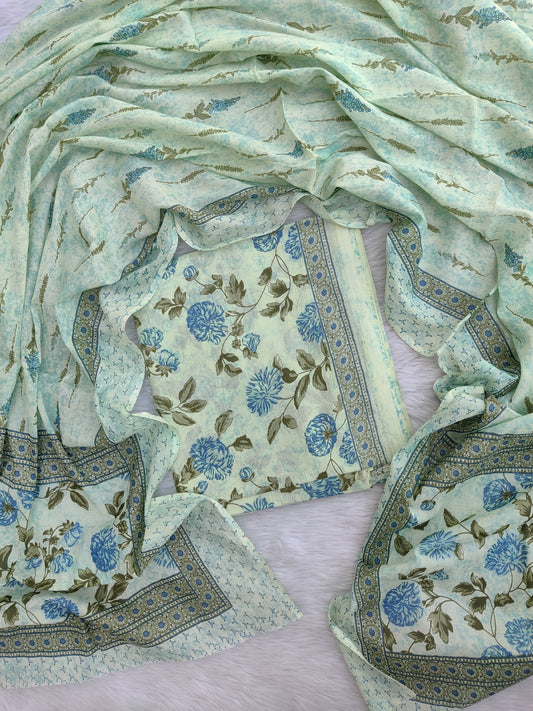 (SALE) TOP & DUPATTA Combo Set 2.5 Mtr each (NO BOTTOM)