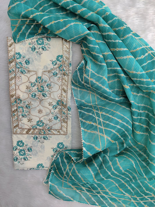 (SALE) TOP & DUPATTA Combo Set 2.5 Mtr each (NO BOTTOM)