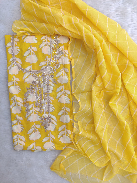 (SALE) TOP & DUPATTA Combo Set 2.5 Mtr each (NO BOTTOM)