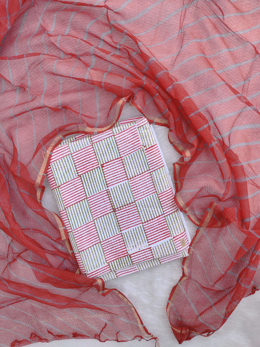 (SALE) TOP & DUPATTA Combo Set 2.5 Mtr each (NO BOTTOM)