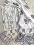 EXCLUSIVE HAND BLOCK PRINTED COTTON SUIT WITH COTTON DUPATTA