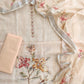Exclusive Unstitched Linen Neck Work Suits with Linen Digital Printed Dupatta