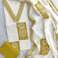 NEW LAUNCH            Exclusive Unstitched Cotton Neck Work Suits with Mulmul Dupatta