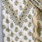 NEW LAUNCH            Exclusive Unstitched Cotton Neck Work Suits with Mulmul Dupatta
