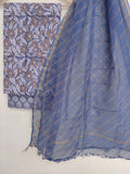 BLOCK PRINTED COTTON SUIT WITH LEHRIYA KOTA DORIA DUPATTA
