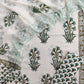 Hand Block Printed Cotton Schiffli Suit with Mulmul Embroidery Dupatta