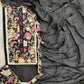 (SALE) COTTON NECK EMBROIDERY WORK SUIT WITH COTTON MULMUL EMBROIDERY DUPATTA