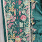 (SALE) COTTON NECK EMBROIDERY WORK SUIT WITH COTTON MULMUL EMBROIDERY DUPATTA