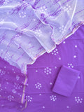 (BANDHEJ) Cotton Suit with Cotton Kota Doria Dupatta