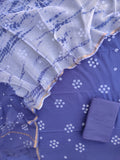 (BANDHEJ) Cotton Suit with Cotton Kota Doria Dupatta