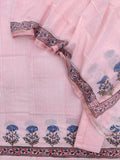 Hand Block Printed Cotton Suit with Mul Chanderi Dupatta