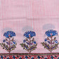 Hand Block Printed Cotton Suit with Mul Chanderi Dupatta
