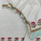 Hand Block Printed Cotton Suit with Mul Chanderi Dupatta